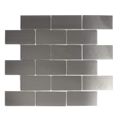 Backsplash Metal Tile Tile The Home Depot