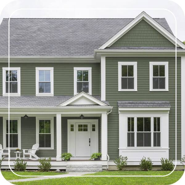 BEHR ULTRA 1 gal. #N390-7 Cypress Vine Flat Exterior Paint