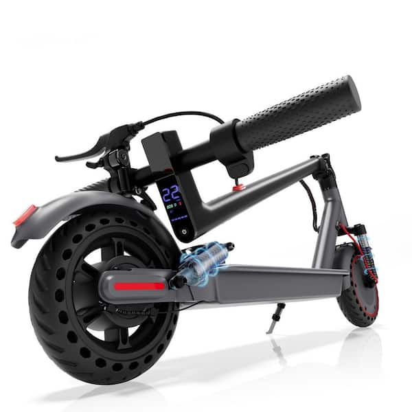 Electric Scooter with 250W-500W Motor, Folding E Scooter for Adults, Solid Tires Commuting Scooters