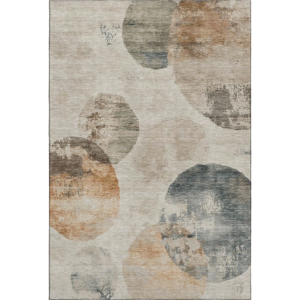 Mayfield Premium Machine Washable Abstract AMF2346 Beige 9 ft. x 12 ft. Area Rug price history on PriceWatchPro