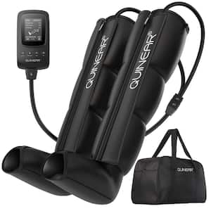 Sequential Compression System 8-Speed Leg and Foot Recovery Boots with 3 Modes in Black