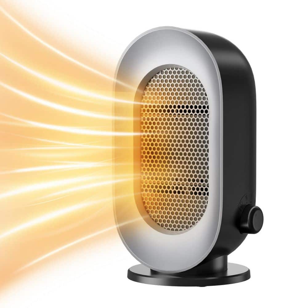 Portable Electric Space Heater 1 Piece Indoor Use Fast Adjustable Heating 3 Modes Quiet Overheat Tip-Over Safe price history on PriceWatchPro