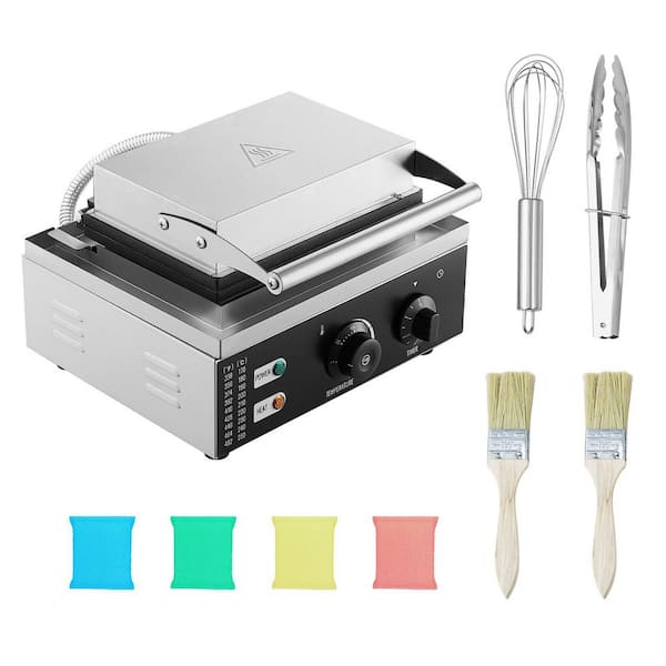 Electric Donut Maker, 1550-Watt Commercial Doughnut Machine with Non-stick Surface,Dessert Specialty Appliance,Silver