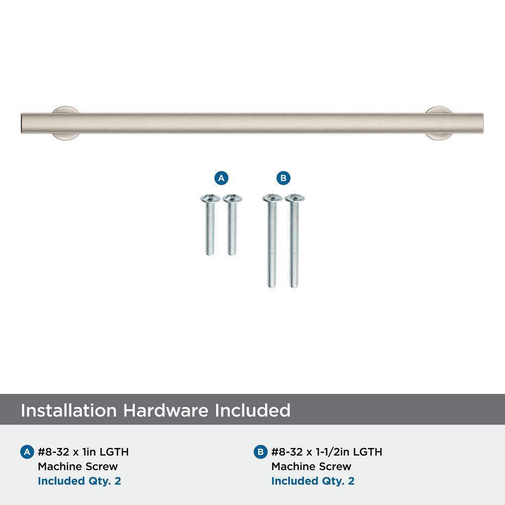 Satin Nickel 10-1/16 Inch Modern Cabinet Pull