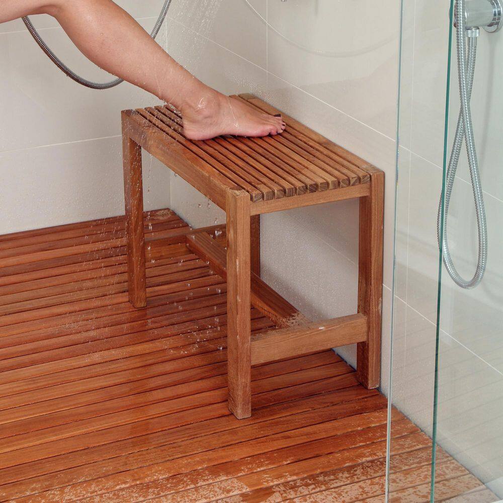 ARB 36" x 36" Natural Teak Shower Mat