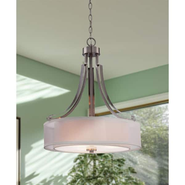 Minka Lavery - Parsons Studio - Mini Chandelier 3 Light 2024 Brushed Nickel in