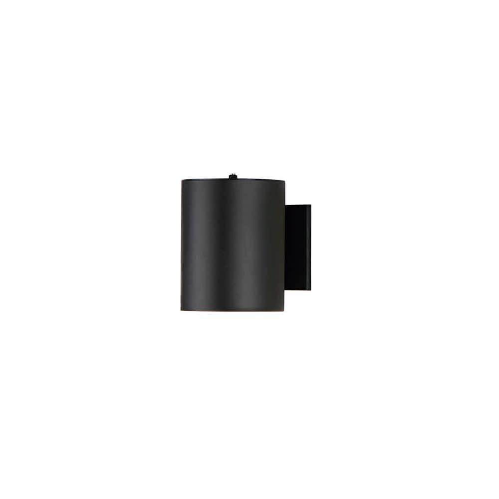 Outpost 1-Light 7.25 in. H OD Black Outdoor Wall Sconce with Photocell price history on PriceWatchPro