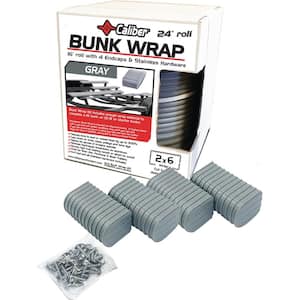 2 in. x 6 in. Bunk Wrap Kit, Gray