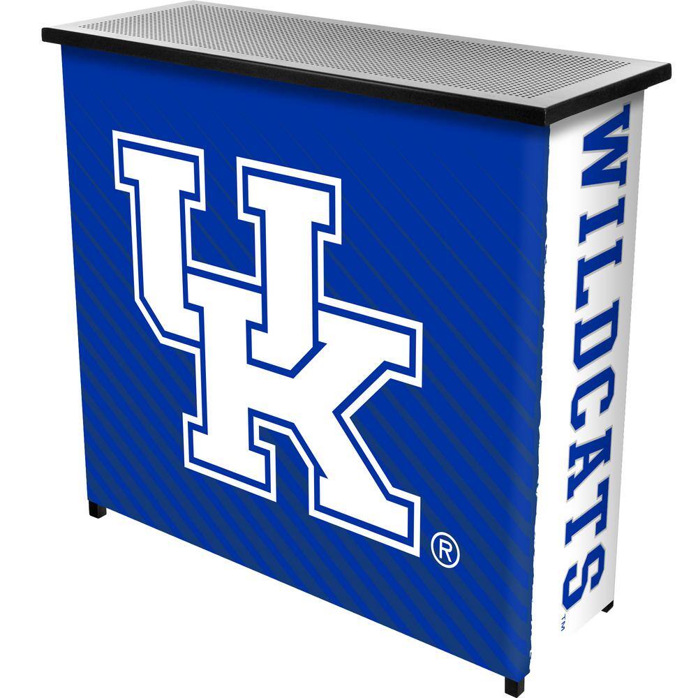 University of Kentucky Text Blue 36 in. Portable Bar KY16TXTHD The Home Depot