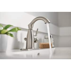 Sarona Single Hole Single-Handle Bathroom Faucet in Spot Resist Brushed Nickel