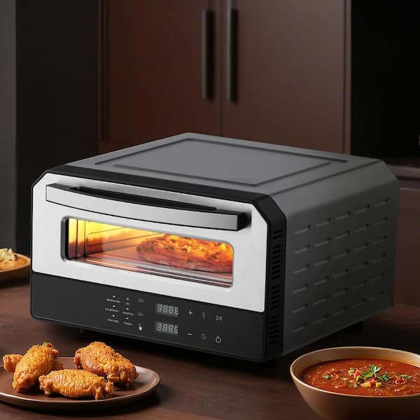 Electric Pizza Oven, Smart Pizzas Maker Indoor with 5 Preset, 12 in. Countertop Pizza Cooker w/ Touch Srceen, 750℉ Max