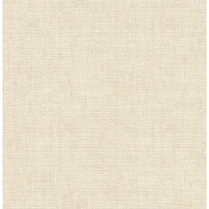 Twine Off-White Grass Weave TAUPE Wallpaper Sample