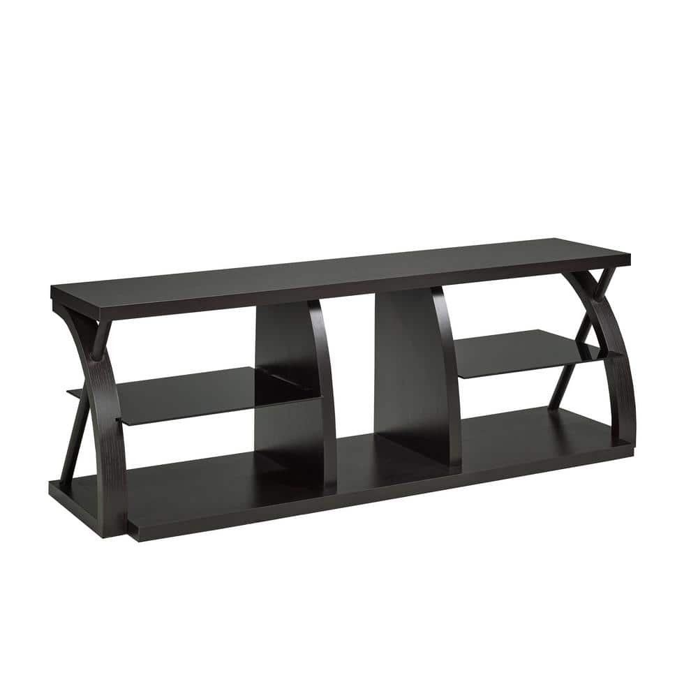 Oxford Dark Cherry TV Stand Fits TVs up to 60 in.