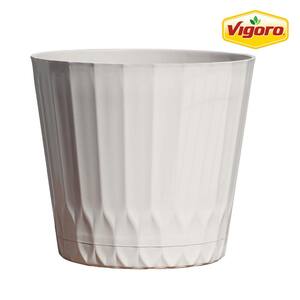10 in. Wilson Plastic Planter with Saucer