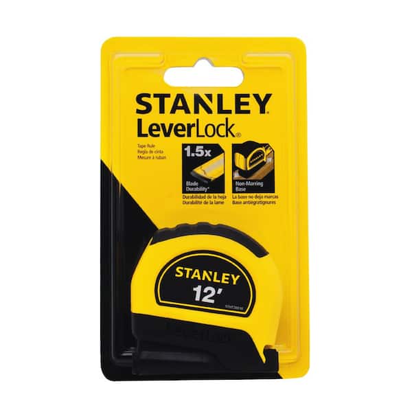 Stanley - LeverLock 12 ft. x 1/2 in. Tape Measure