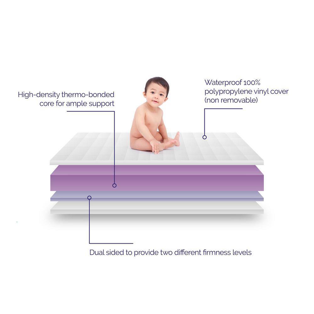Full Taupe Gray Microfiber Innerspring Futon Mattress
