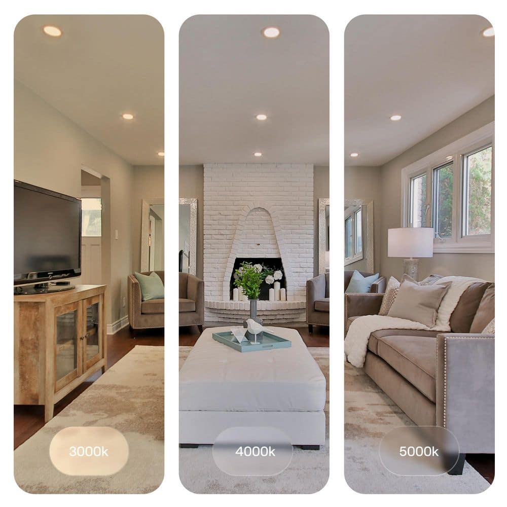 6'' White LED Canless Recessed Lighting Kit with Smart Control