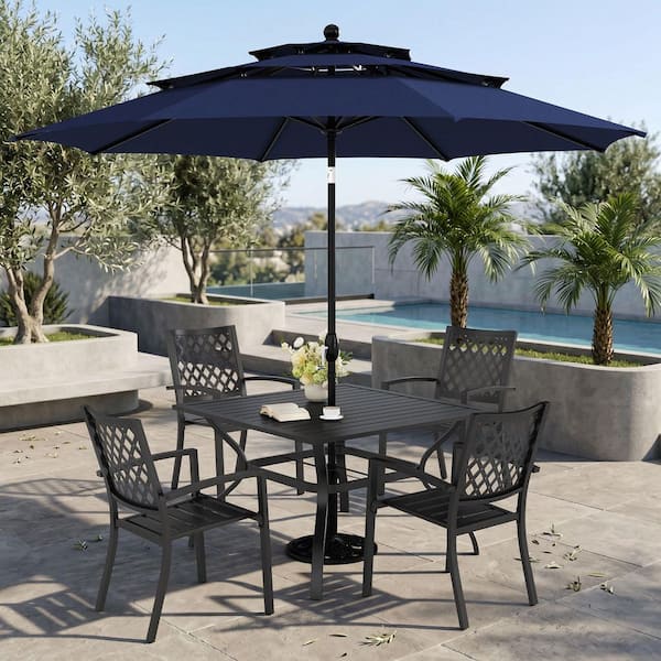 Umbrella Included - Seats 4 People - Patio Dining Sets - The Home Depot