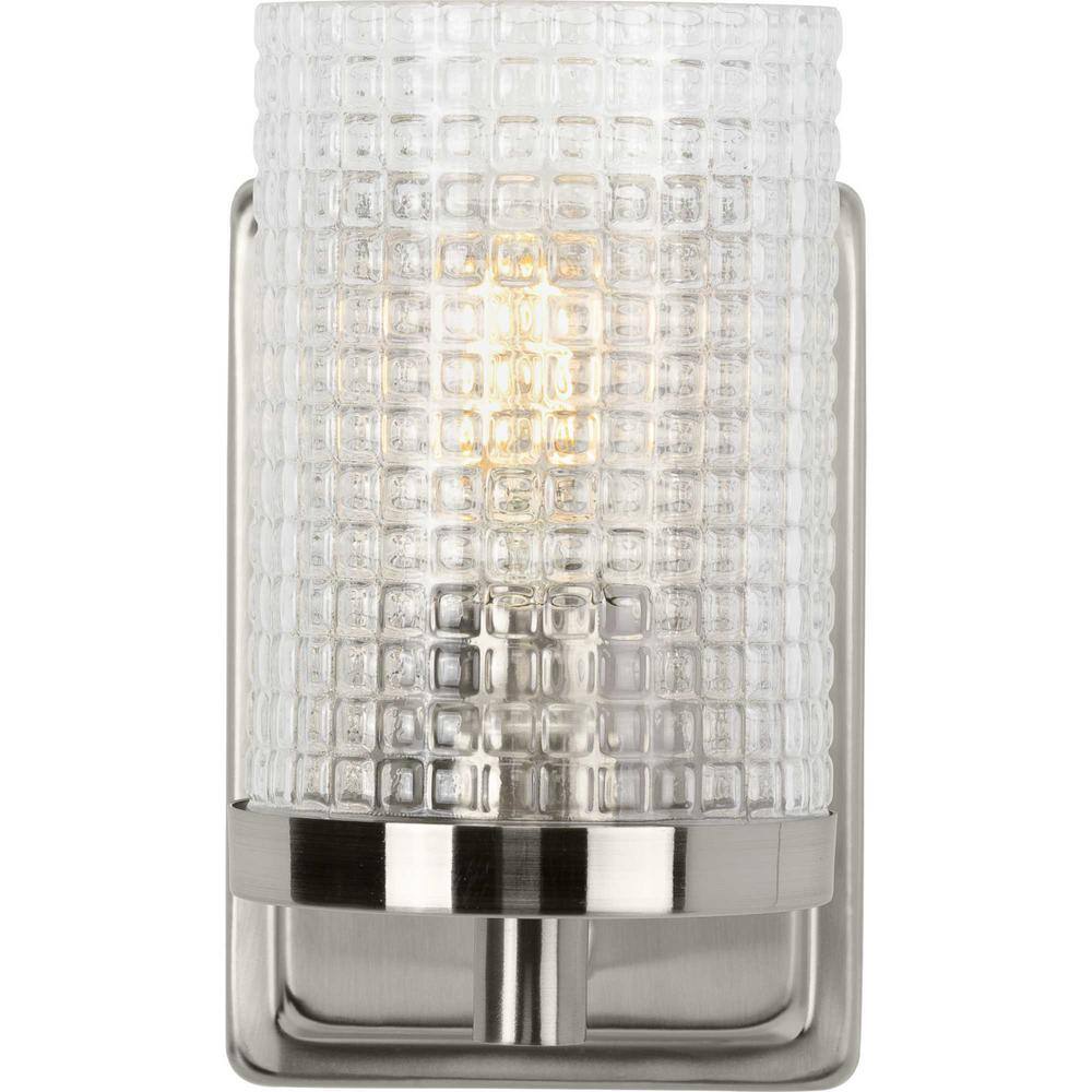Fawcett Brushed Nickel Dimmable One-Light Bath Sconce