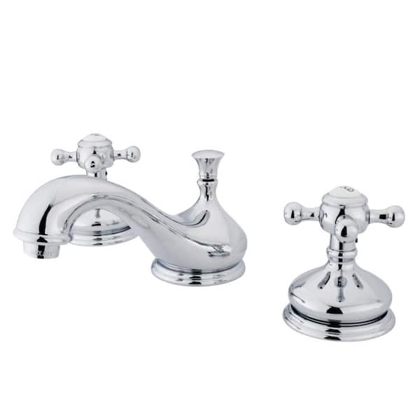 Kingston Brass Vintage 8 in. Widespread 2-Handle Bathroom Faucet in Polished Chrome