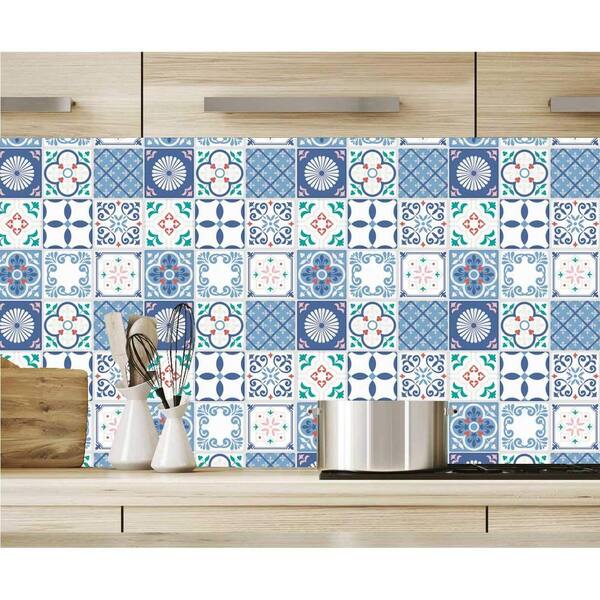 Blue & White Talavera Tile Picture Frame - for 4 x 6