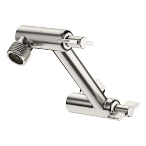 4.23 in. L Adjustable Rain Shower Extension Arm in Brushed Nickel