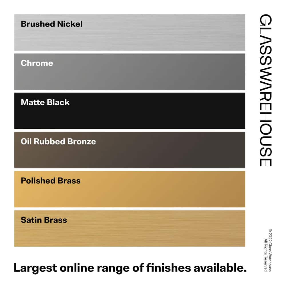 Illume 60" x 58.25" Frameless Glass Bathtub Door with Oil Rubbed Bronze Hinges