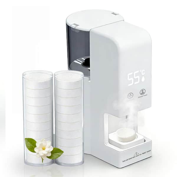 Electric Plug-in Matte Black Portable 5-Second Instant Heating Warm Face Towel Dispenser Machine