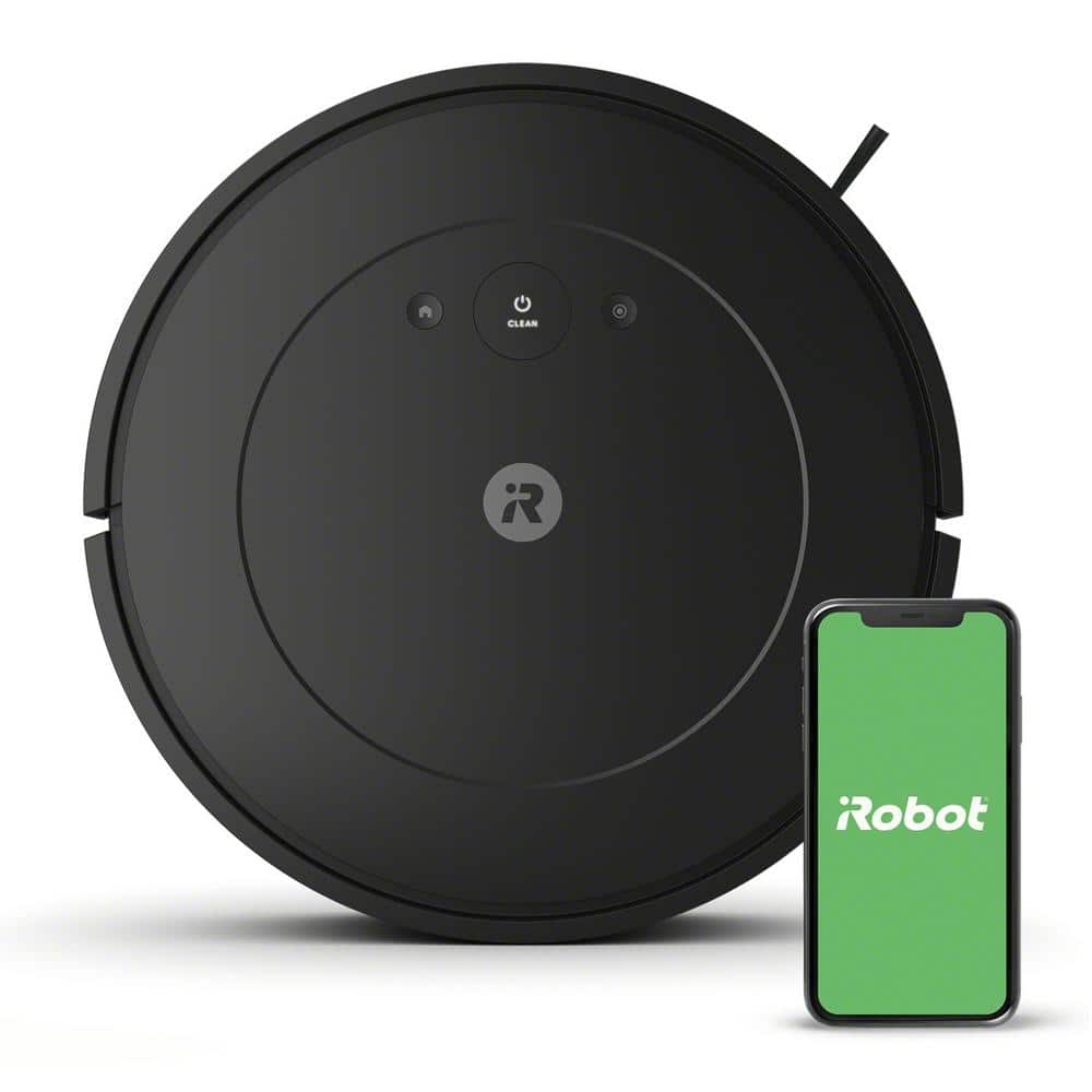 iRobot Roomba Essential 13 in. Robotic Vacuum with Smart Navigation in  Black Q0120 Q012020 - The Home Depot