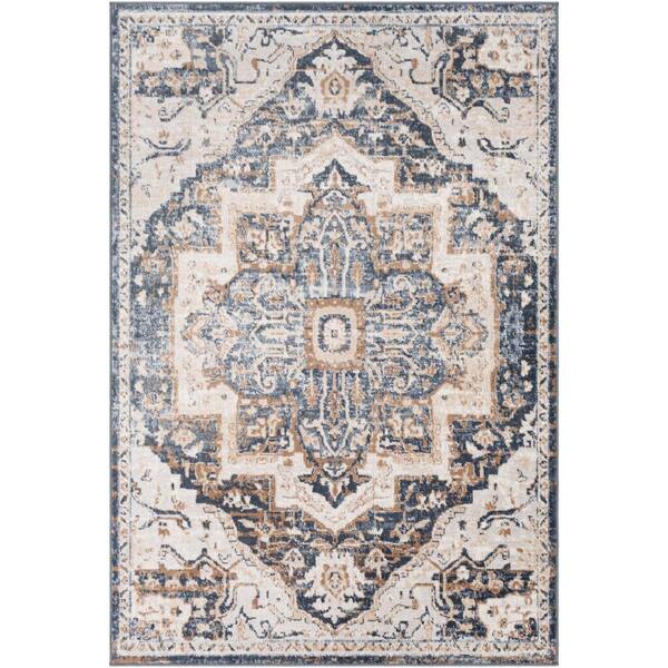 Artistic Weavers Palma Dark Gray/Cream 8 ft. x 10 ft. Indoor Area Rug