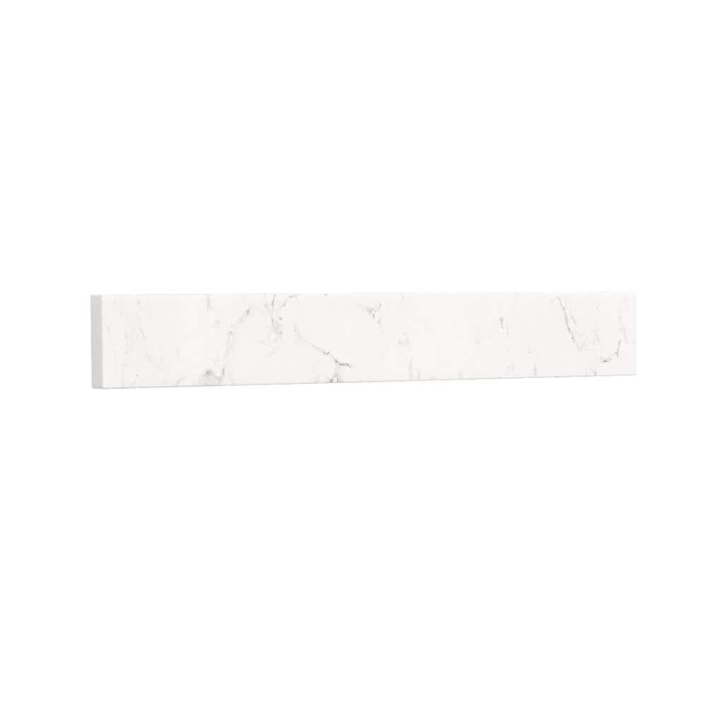 大理石サイドライト Wyndham Collection 21.25 in. Cultured Marble Sidesplash in Light