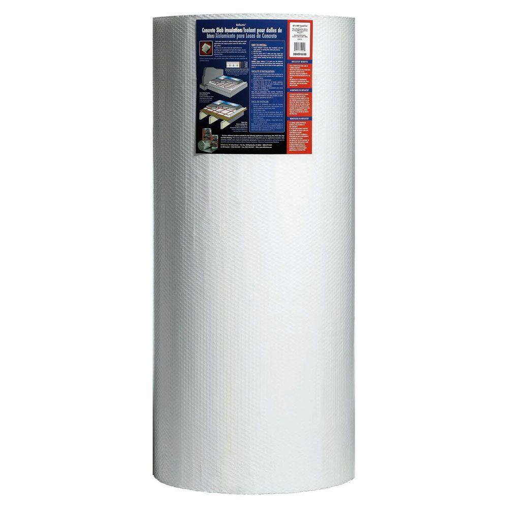 Reflectix 48 In X 100 Ft Concrete Slab Insulation Dbwef48100 The Home Depot