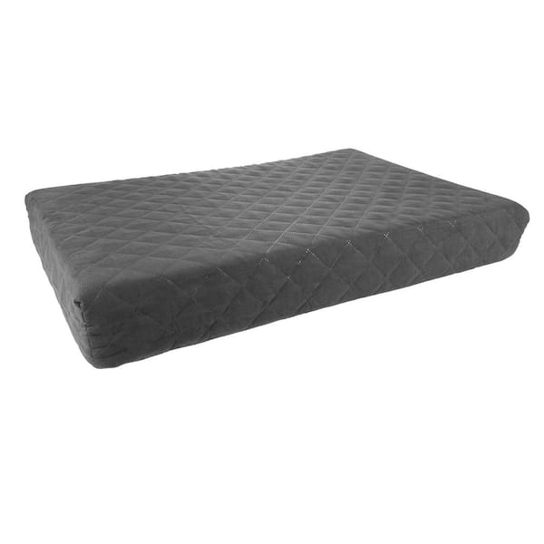 Petmaker Medium Gray Waterproof Memory Foam Pet Bed