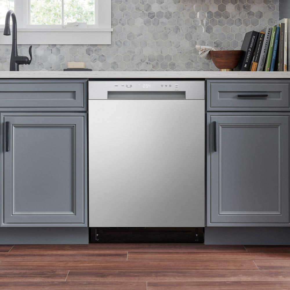 24'' Stainless Steel Front Control Dishwasher with Dynamic Dry
