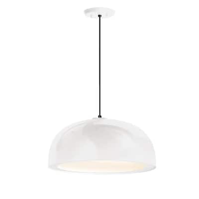 Details about   4 Light Globe Pendant In White Acrylic And Shining Brass Finish