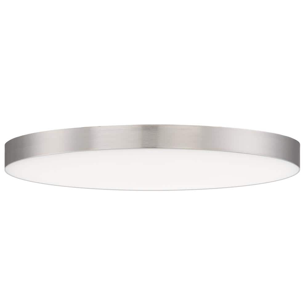 Satin Nickel 16" LED Flush Mount Ceiling Light