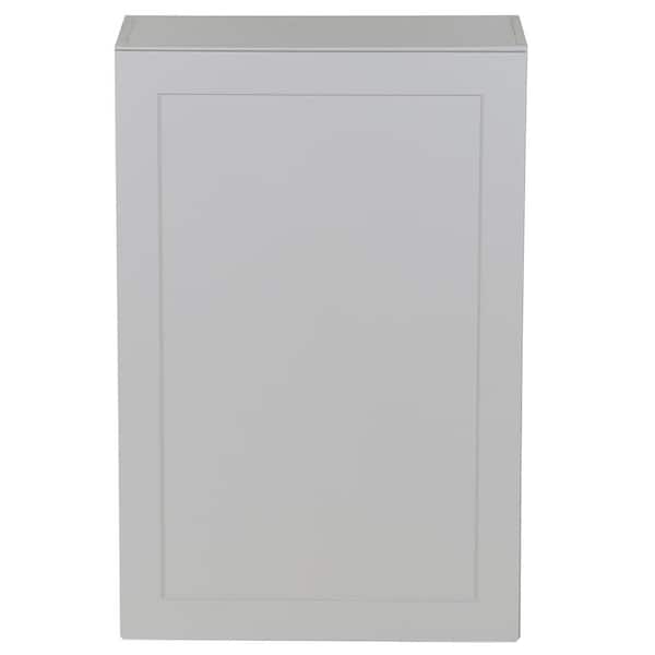 Hampton Bay Cambridge Gray Shaker Assembled Wall Kitchen Cabinet (24 in. W x 12.5 in. D x 36 in. H)