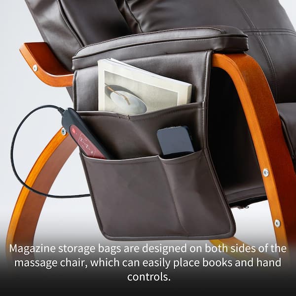 Black PU Comfortable Relax Rockers Chair with Massage function and