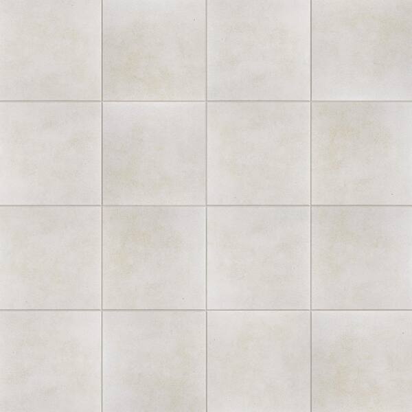 Merola Tile Klinker Retro Blanco, Textured Ceramic Floor Tile