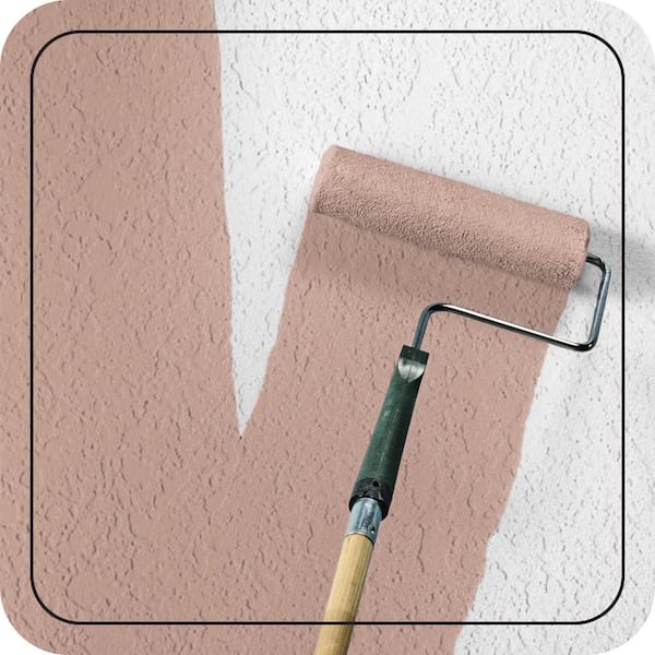 5 gal. #MS-03 Ocean Coral Satin Interior/Exterior Masonry, Stucco and Brick Paint