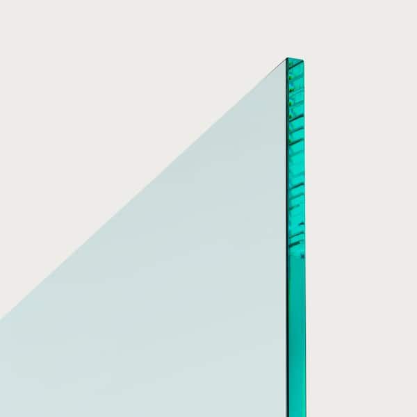39.75 in. H x 40 in. W Clear 1/2 in. (12 mm) Thickness Clear Deck Railing Tempered Glass Panel