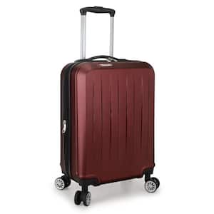 Elite Dori Expandable Carry-On Spinner Luggage, Burgundy
