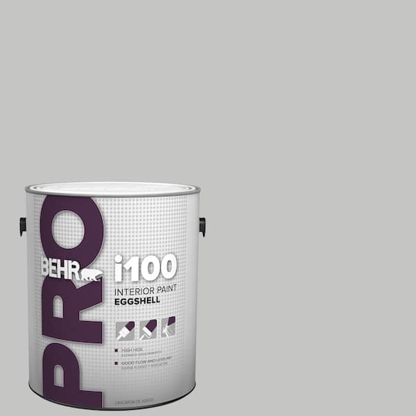 BEHR PRO 1 gal. #N520-2 Silver Bullet Eggshell Interior Paint