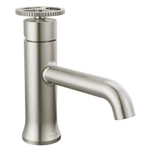Trinsic Wheel Single-Handle Single-Hole Bathroom Faucet in Stainless