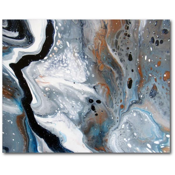 Courtside Market Somewhere in Time Gallery-Wrapped Canvas Abstract Wall Art 24 in. x 20 in.