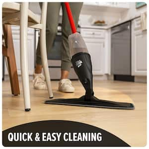 Spray Mop for Hard Floors, 16.25 in. in Microfiber, Spray Mop, Replacement Mop Pads and 64oz Hard Floor Solution Bundle