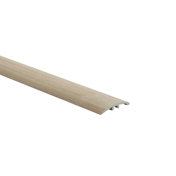 Malibu Wide Plank Hickory Angel Island 0.275 in. T x 1.85 in. W x 94.48 in. L Vinyl 3-in-1 Molding