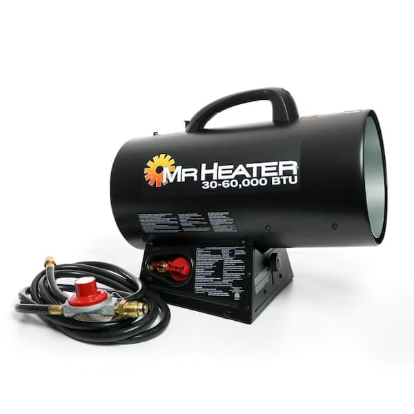 Mr. Heater Contractor 60,000 BTU Forced Air Propane Heater sold with 10 ft. Hose and