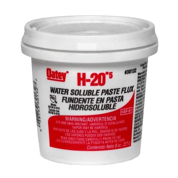OATEY H-20 8 oz. Lead-Free Water Soluble Solder Flux Paste