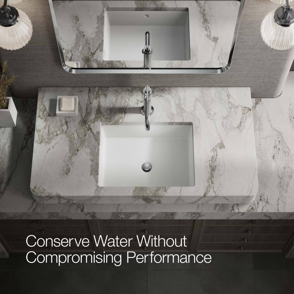 Polished Chrome Single-Handle Bathroom Sink Faucet